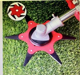 5) Lawn Hard Alloy Trimmer Six Blade Grass Cutter