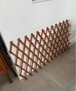 Vintage Extra Large Lillian Vernon Accordion Expandable Peg Rack 84 Pegs Cottage Herb Display
