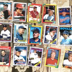 Managers Baseball Cards $3 each