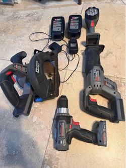 Porter Cable 18v 7 Piece Tool Set