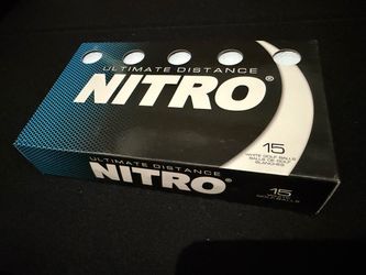 Brand New Nitro Ultimate Distance Golf Balls