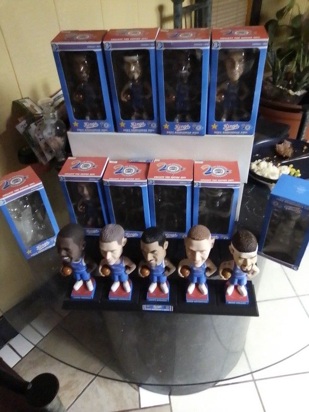 Limited Edition Sacramento Kings Bobble Heads Carl's Jr Promotional Sale
