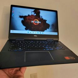 Dell Inspiron 14" Touchscreen AMD RIZEN 7 8GB RAM 256SSD WINDOWS 11 AMD RADEON VEGA 2GB WORKING FINE Gaming Laptop