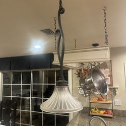 Hanging pendant lamps (set of two)
