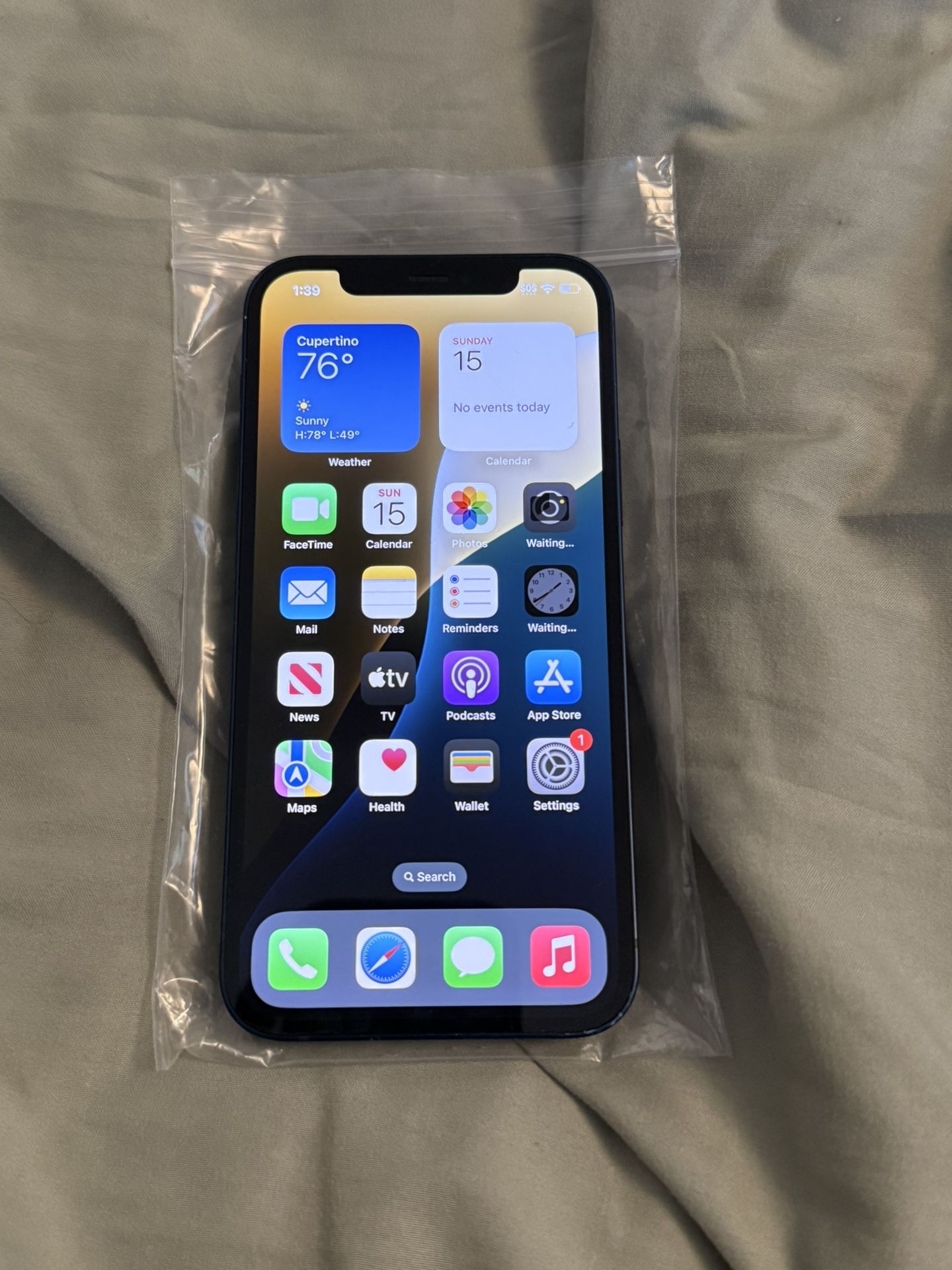 Apple - iPhone 12 5G 64GB (Unlocked) - Blue