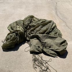 Military Canopy And Duffle Bag