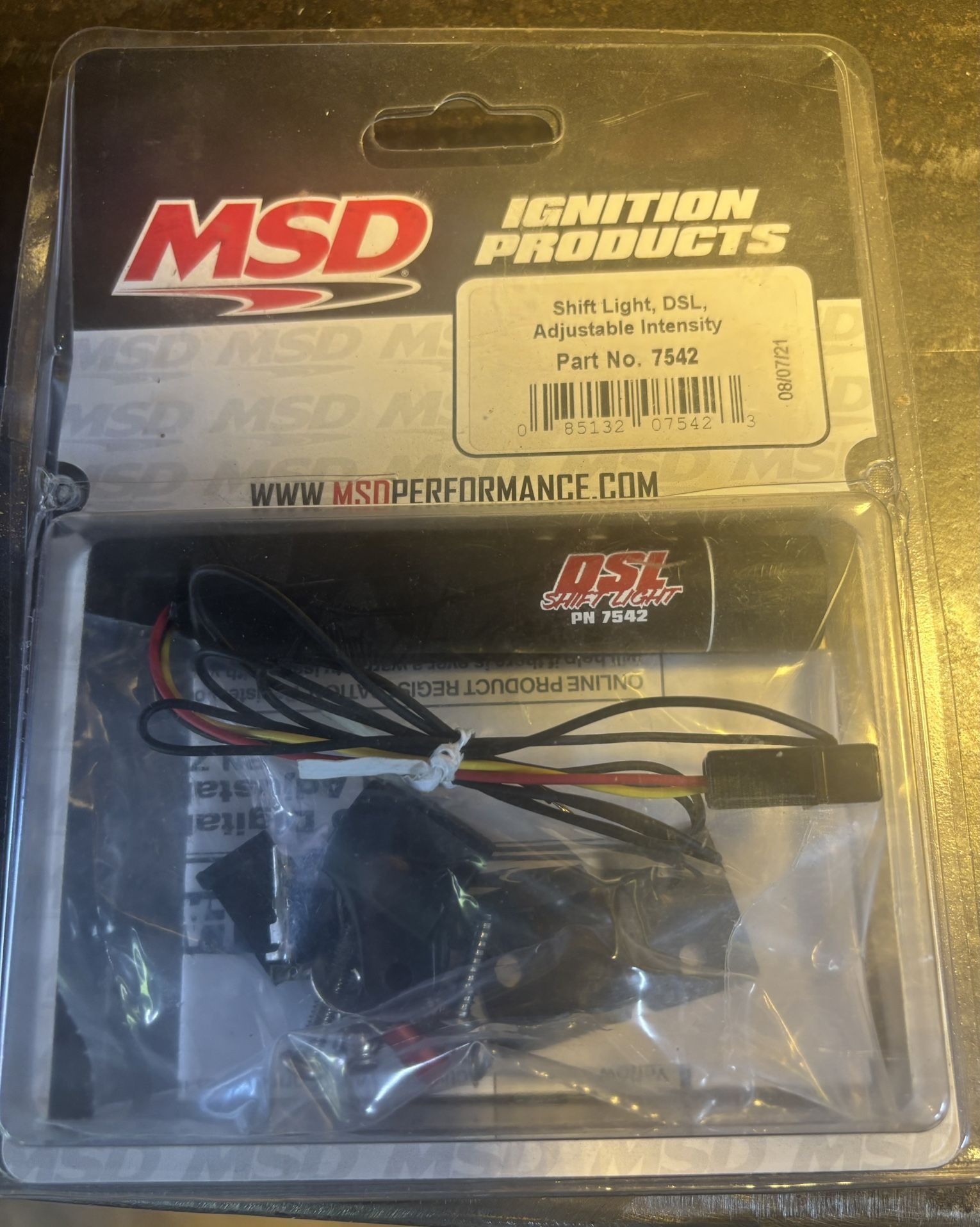 MSD 7542 Adjustable Intensity Shift Light – Brand New