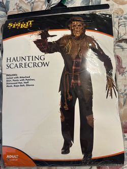 Spirit Haunting Scarecrow Halloween Costume Adult Large