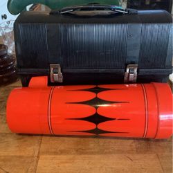 Old School Lunchbox With Thermos