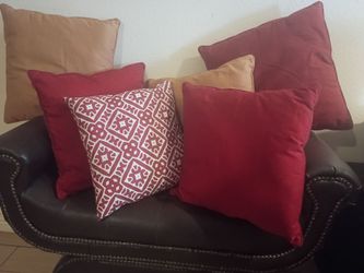 6 Assorted Toss Pillows