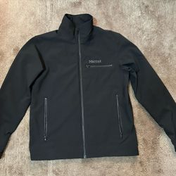New Black Marmot Shell Water Resistant Jacket