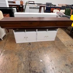 94.5'' Minimalist Floating TV Stand, Modern Wall-Mounted Media Console with 4 Drawers for Wall-mounted TV Up to 110'', Brown