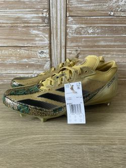 NEW!! Adidas Adizero Electric Scrooge McDuck Football Cleats IE6557 10.5 Gold  Brand new 100% authentic!! Check out photos for further details and fee
