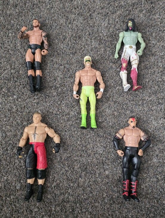 Wwe Figures Each Lot $25 Firm,Cada Paquete $25 Firm