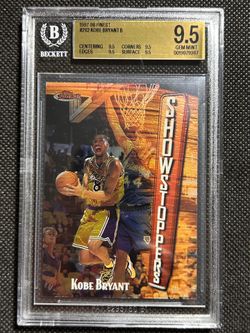 Topps 1997-98 Finest Kobe Bryant Lakers Showstoppers #262 BGS 9.5 TRUE GEM MINT