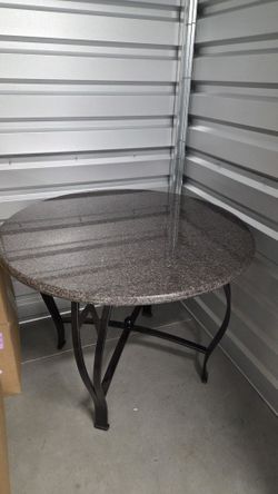 2 Piece Granite Dining Table 