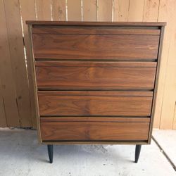 Mid Century Vintage Tallboy Dresser