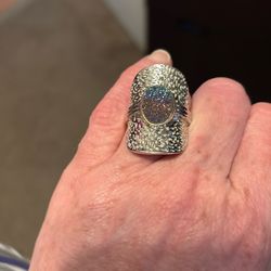 Sterling Silver DRUZY Ring