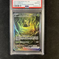 2023 Pokemon Paldea Evolved Wo-Chien ex Illustration 257/193 PSA 10 Gem Mint