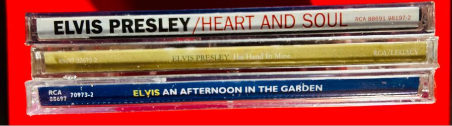 Elvis Presley 3 Cds lot