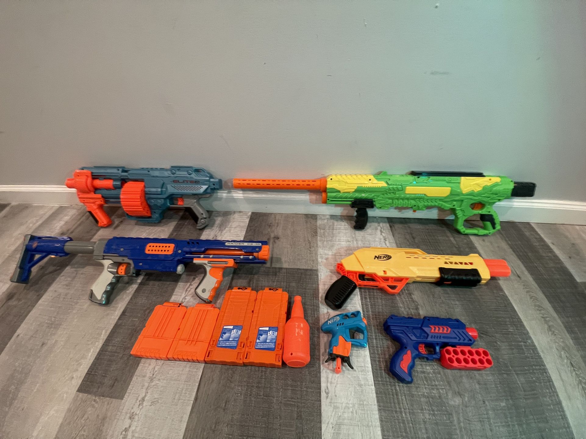 Blasters With Nerf Vest
