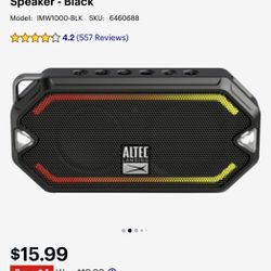 Altec Lansing Hydra Mini Bluetooth Speaker Like New!