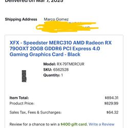 AMD 7900XT Speedster Merc310 GPU