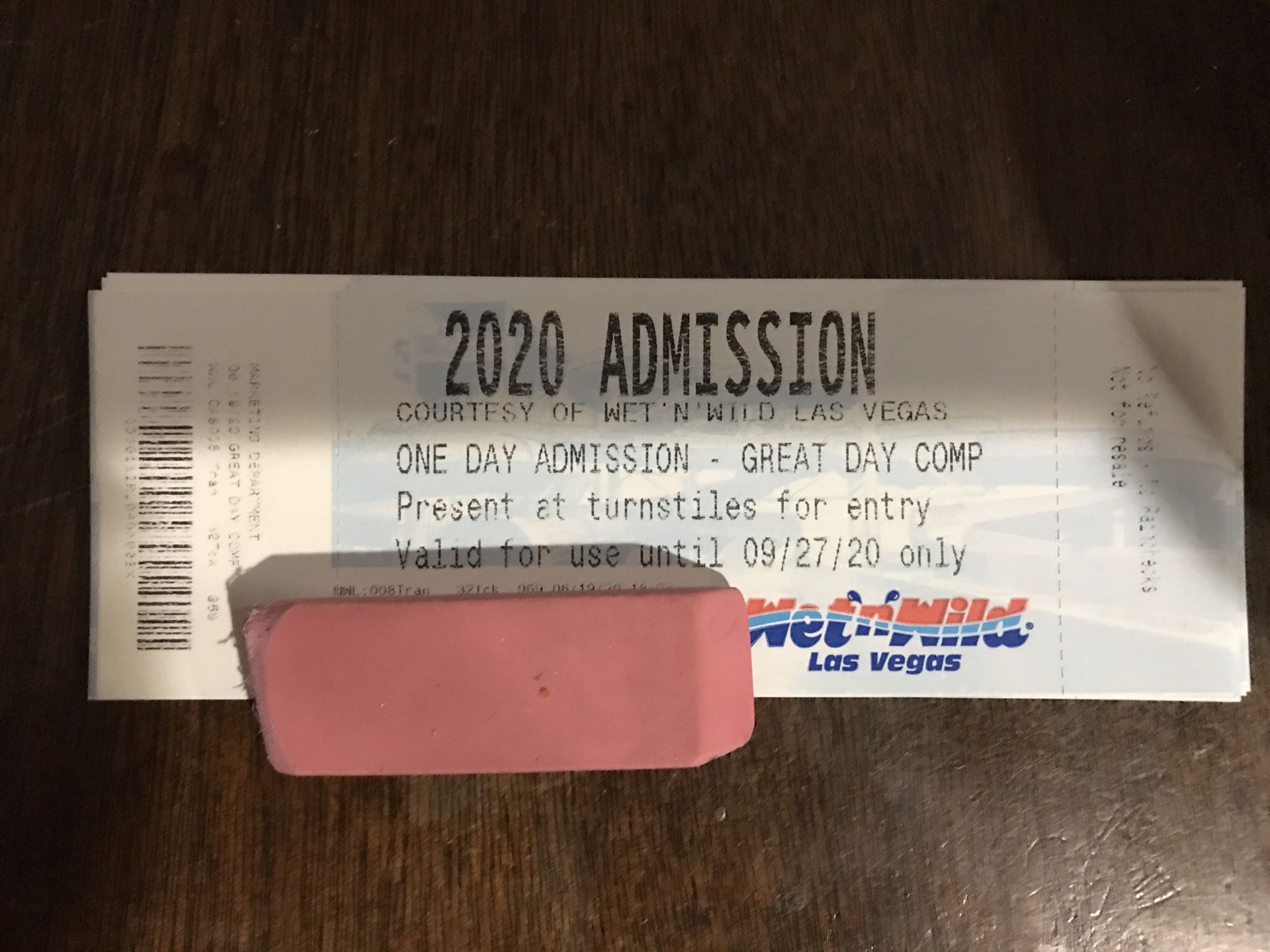 Wet n Wild Admission Tickets