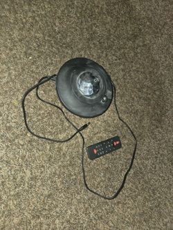 Black Night Light Projector Bluetooth Speaker