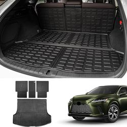 SMARTLINER Custom Fit Cargo Mat Liner Set Black Compatible with 2016-2021 Lexus RX (All Models) 2018-2021 RXL (All Models) New In Box