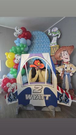 Toy Story Wood Picture Prop