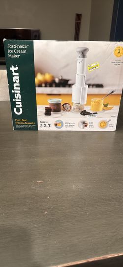 Cuisinart Fast Freeze Ice Cream Maker New