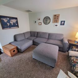 Grey Sectional Sofa, Couch