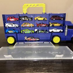 Hot Wheel Cars With Transporter Truck