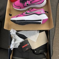 Wolverine Work Boots 8 1/2 And Nike Girls 6 Youth