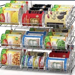 Stackable Can Rack Organizer For Pantry Or Cabinet  Declutter