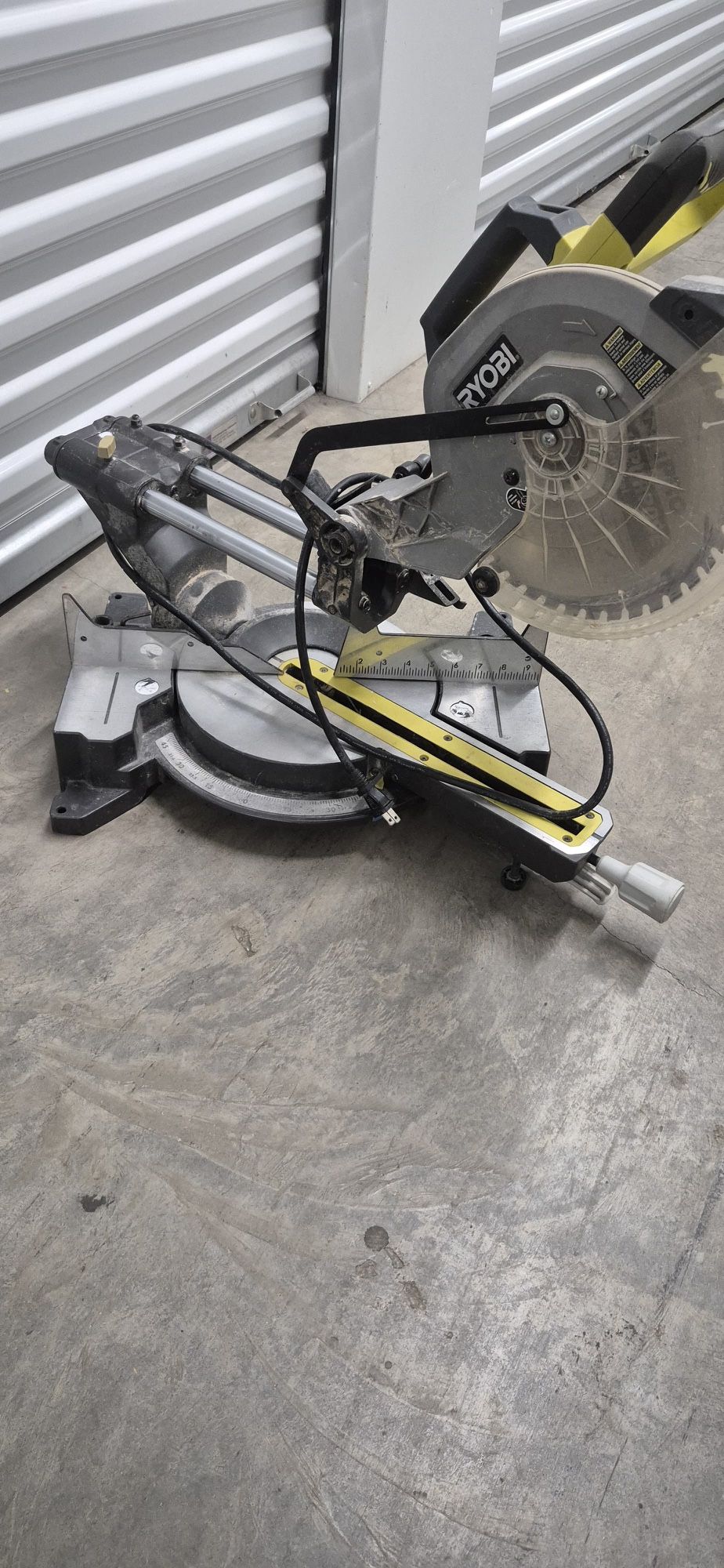 15 Amp 10 in. Corded Sliding Compound Miter Saw with LED Cutline Indicator by RYOBI