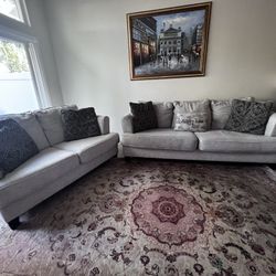 Sofa And Love Seat With Coffee Table 