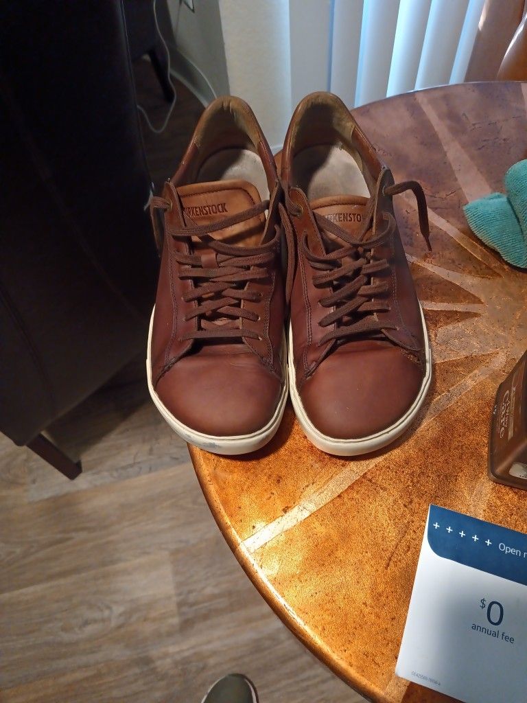 BIRKENSTOCKS LEATHER SNEAKERS