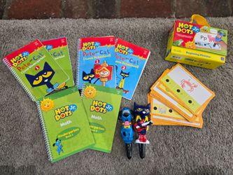 Hot Dots Jr Learning Activity Books with Talking Teaching Pens