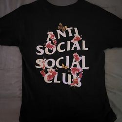 Black Anti social club shirt