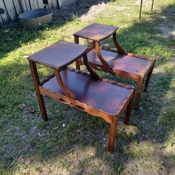 Antique Mersman Mahogany End/Side Tables ( 1940's )
