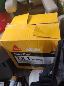 Sikaflex TX1 White Textured Polyurethane Sealant Case
