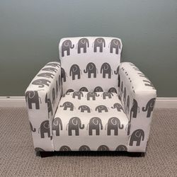 Kids upholstered elephant chair