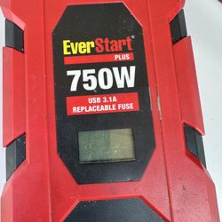 EverStart Plus 750W Power Inverter Converts DC (car battery) to AC Power 70003M