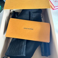 Louis Vuitton Silhouette ankle boot black