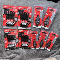 Milwaukee Blades & Bits-$80