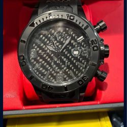 New Invicta Cordova Jason Taylor all black carbon fiber