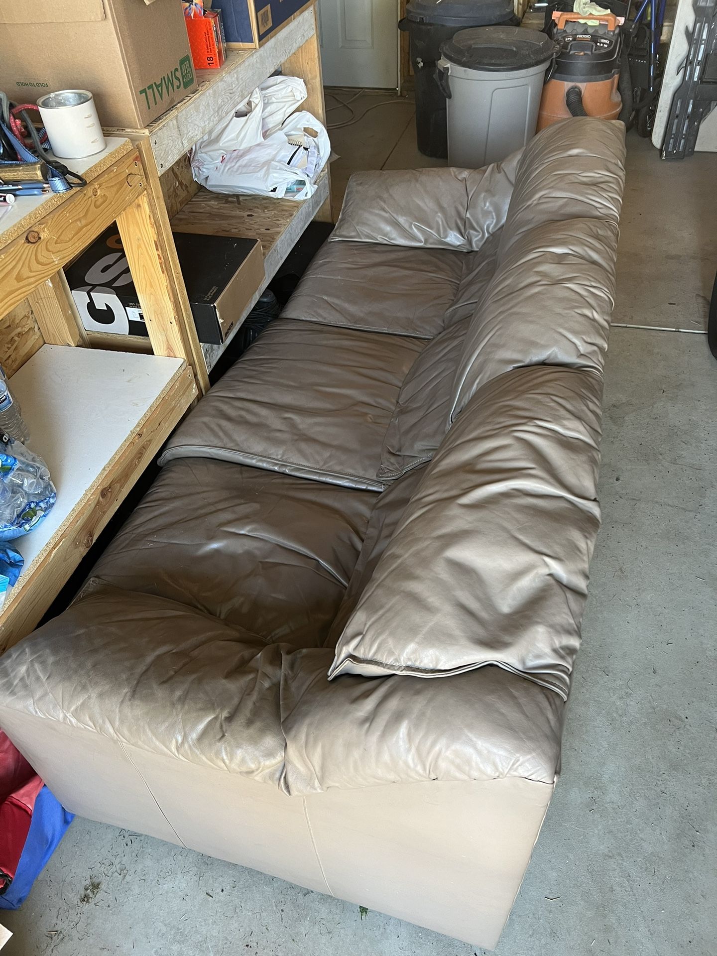 Emerson Leather Couch And Chairs