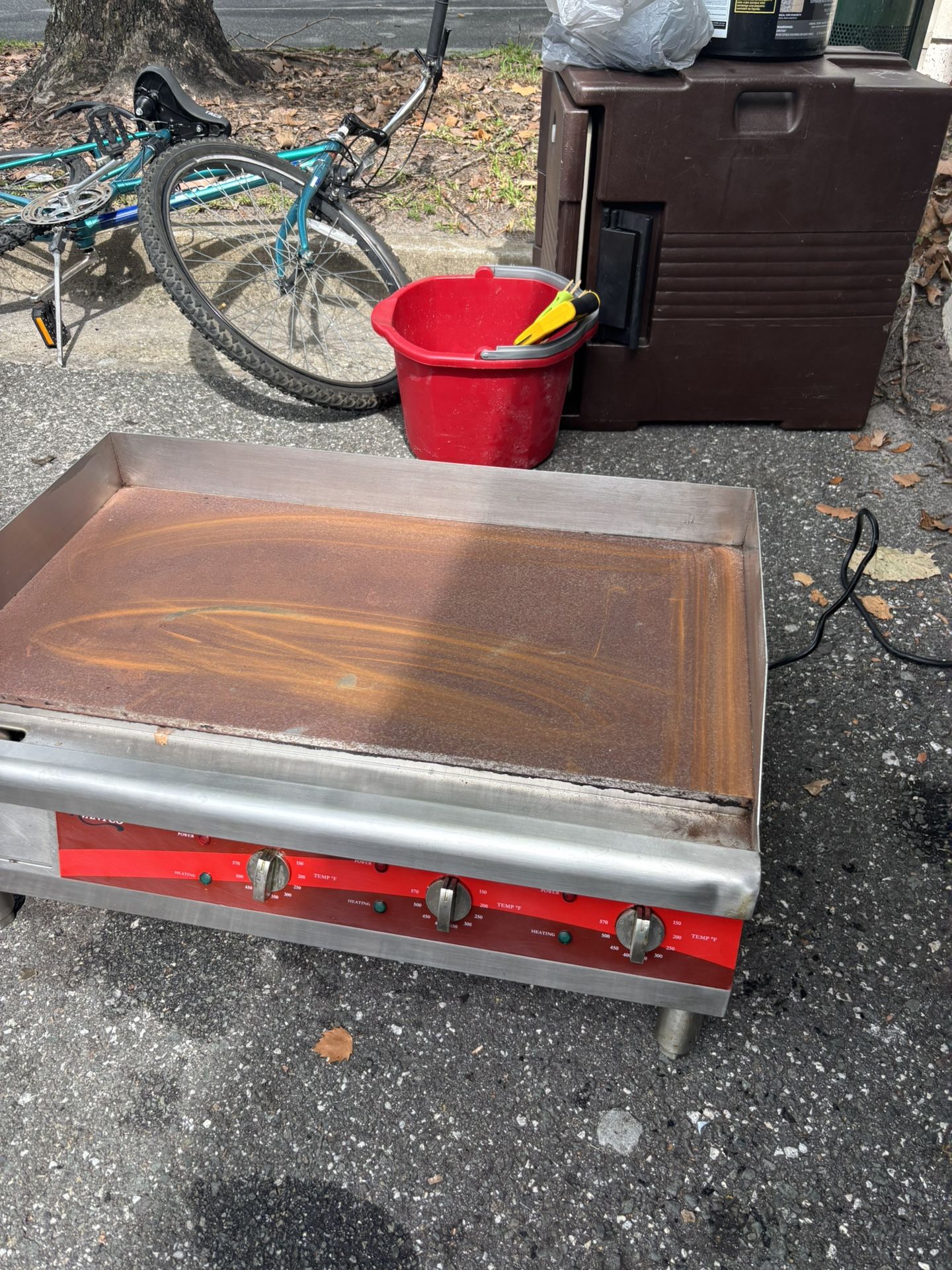 Flat Top Industrial Grill